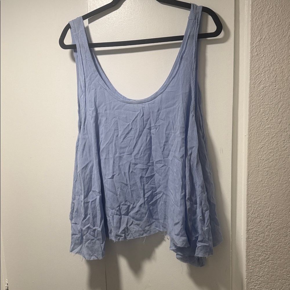 Free people Sky Blue Women's Tank Top